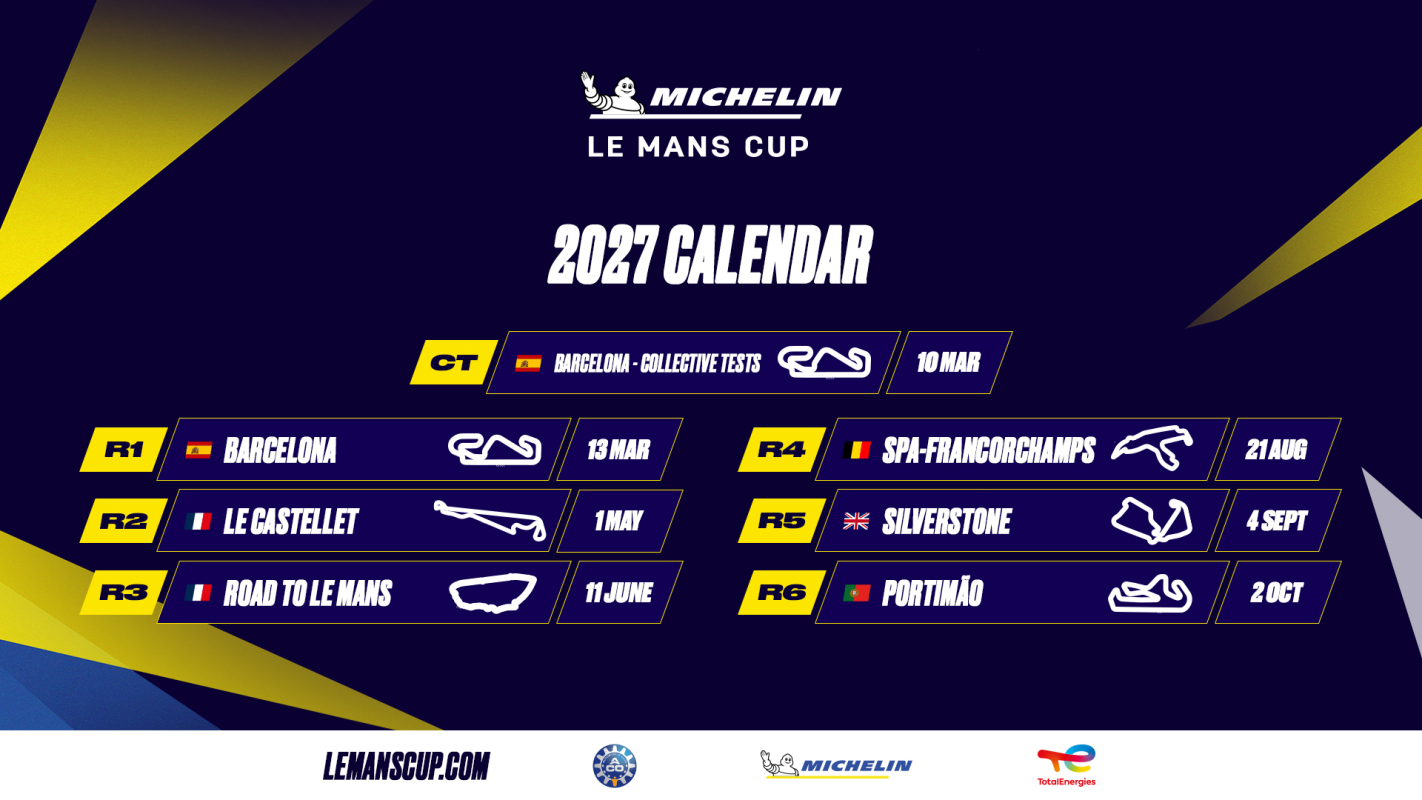 Onwards and Upwards for the Michelin Le Mans Cup in 2027