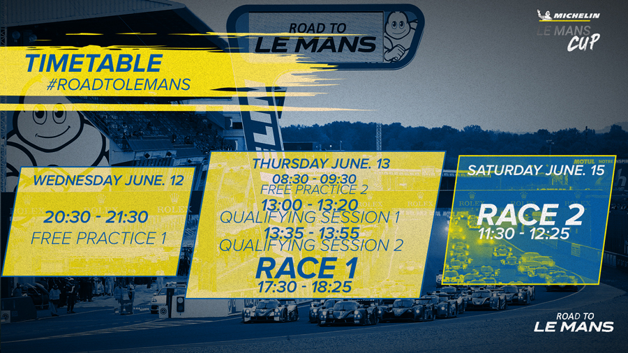 Programme de Road To Le Mans