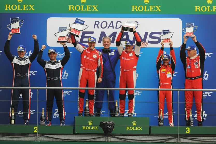 Winners' reactions after Road To Le Mans