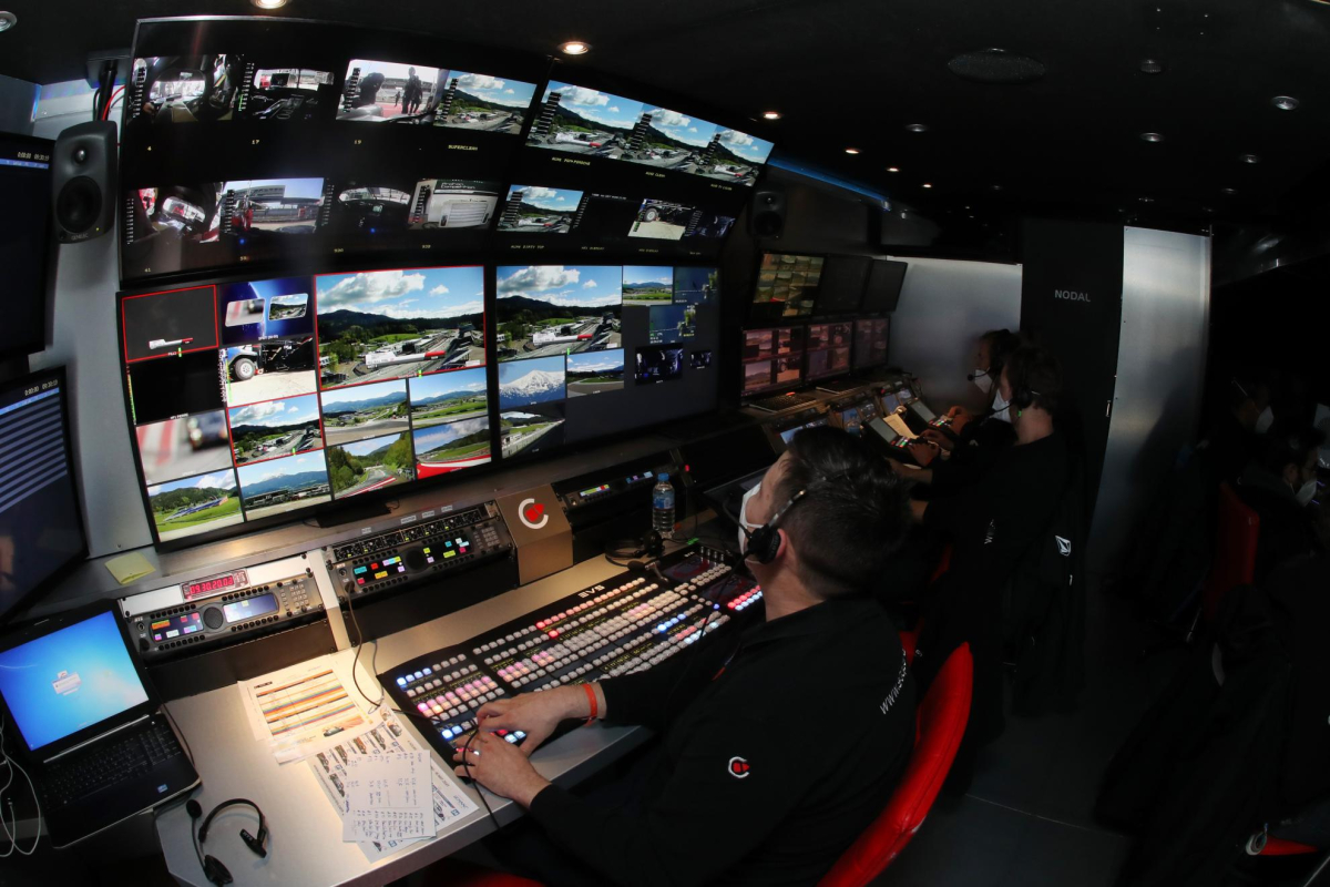 On Screen Action From Spa-Francorchamps 