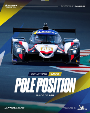 @r.ace.gp make their intentions clear as they celebrate pole at Silverstone! 💪👀 With the No.85 poten