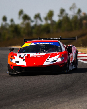 Things always come in threes. @kessel_ch took another win in Portugal! 🏆 The No.17 Ferrari secured i