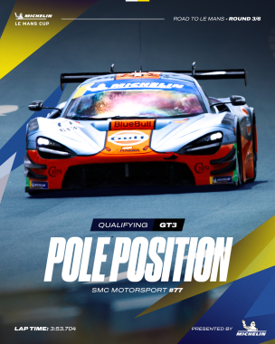 GT3 pole position for @smcmotorsport_ 👊 A stunning lap from @jbsimmenauer in the No.77 McLaren puts 