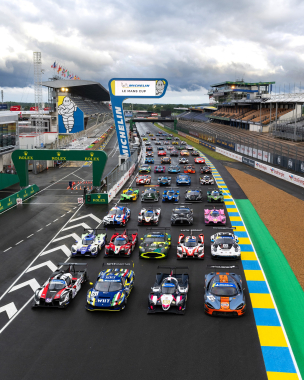 The best view of Le Mans week. Pure gold. 😮‍💨 Our 58-car grid is ready for the first-ever 3-hour rac