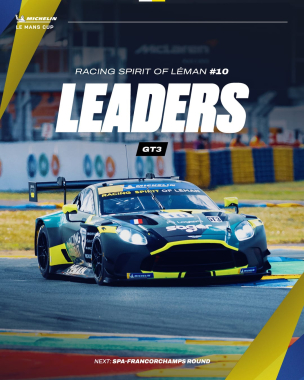 Three rounds down. Two wins. Championship leaders. 👊 Our former GT3 champions, @racingspiritofleman,