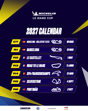Time to book the 2027 season. Ladies and gentlemen, mark your calendar for next year - the 2027 Mich