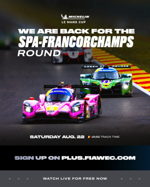 This weekend - we’re back on FIAWEC+ LIVE & FREE 📺 Join us for Qualifying and the Race at Spa-Franco