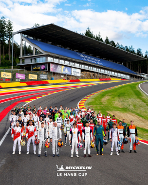 The 2026 Michelin Le Mans Cup grid is looking sharp at @circuit_spa_francorchamps. 📸 90 drivers. 3 c