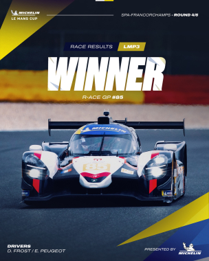For the second time this season, your LMP3 race winners are @r.ace.gp #85 🤩🔥 A hard-fought battle at