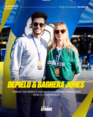 Special guests for a special occasion. Tomorrow, we race. 👊 @depielof1 and @bagherajones will be joi