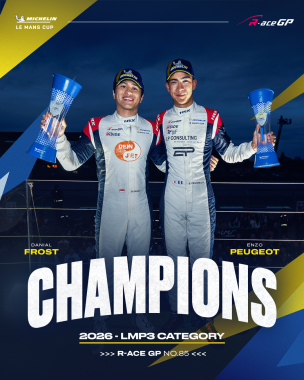 Back-to-back champions! The @r.ace.gp No.85 are your LMP3 champions for a second year running! 🙌😮‍💨 