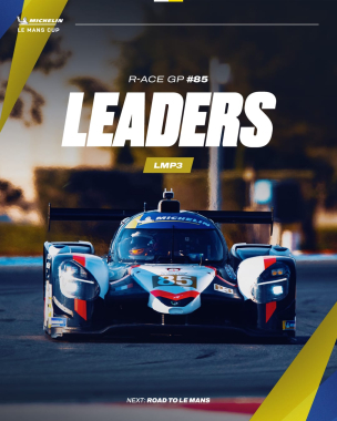 Job done - and still leading. 🙌 R-ace GP’s No.85 crew keeps control of the LMP3 standings after two 