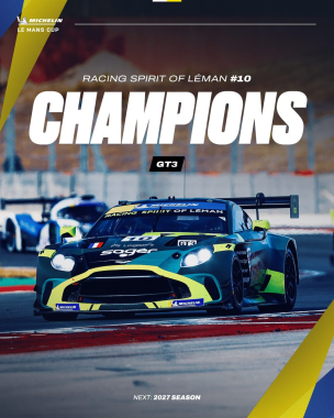 They pushed 200% until the very last lap, and it paid off! 🥇 @racingspiritofleman are GT3 champions!