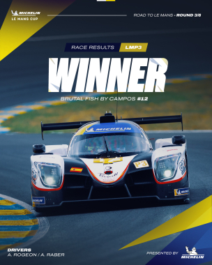 Victory for @brutalfishracing by @camposracing at the 2026 Road To Le Mans! 🏆 A flawless performance