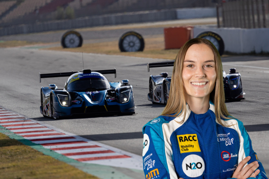 Garcia Enjoying Her Debut at Le Mans