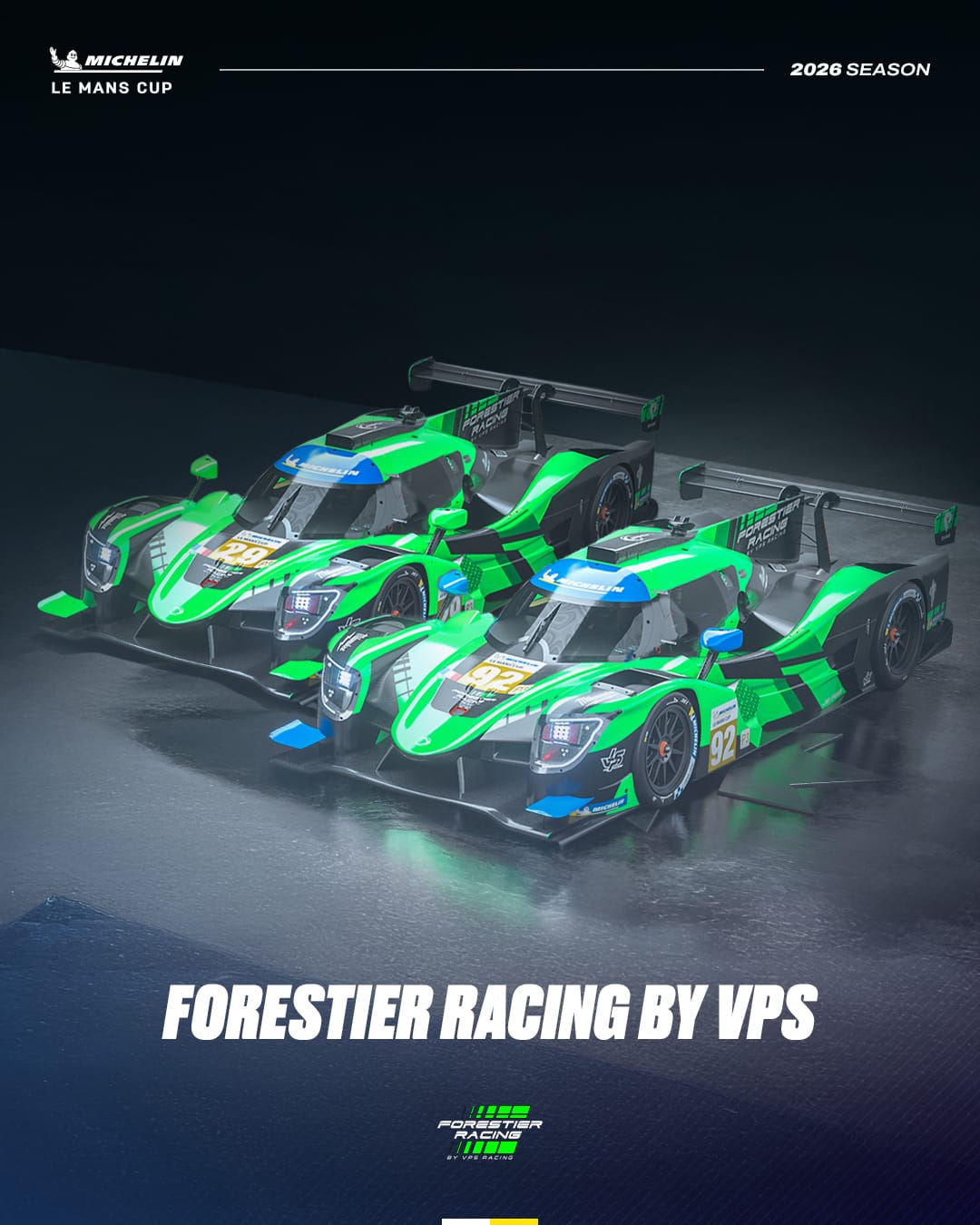 Same colours, bigger ambitions. Forestier Racing by VPS is ready for 2026. The French team returns f