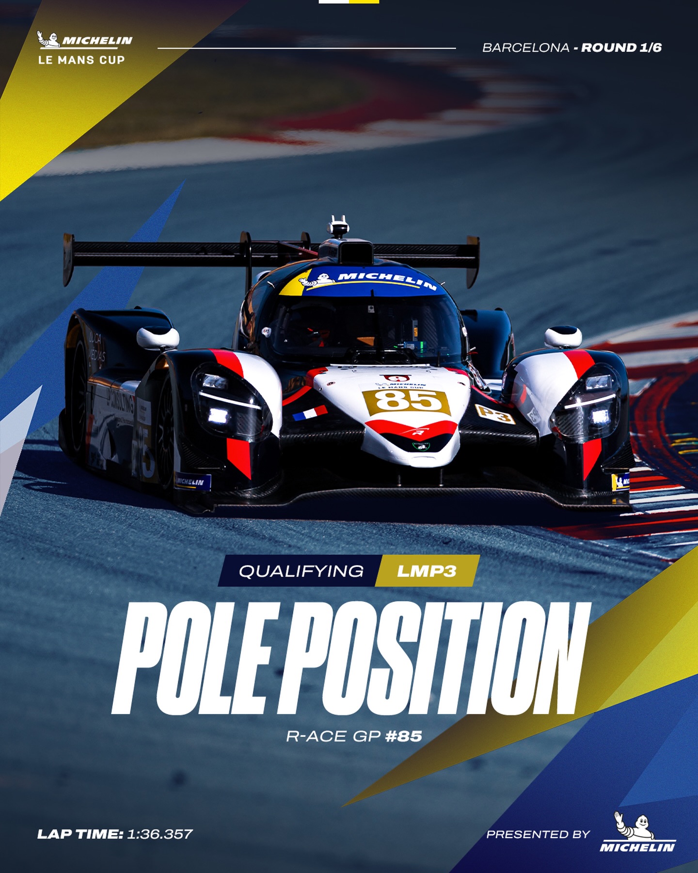 Front-row lock-out 🔒 After topping FP1, @r.ace.gp take a one-two with Enzo Peugeot snatching the fir