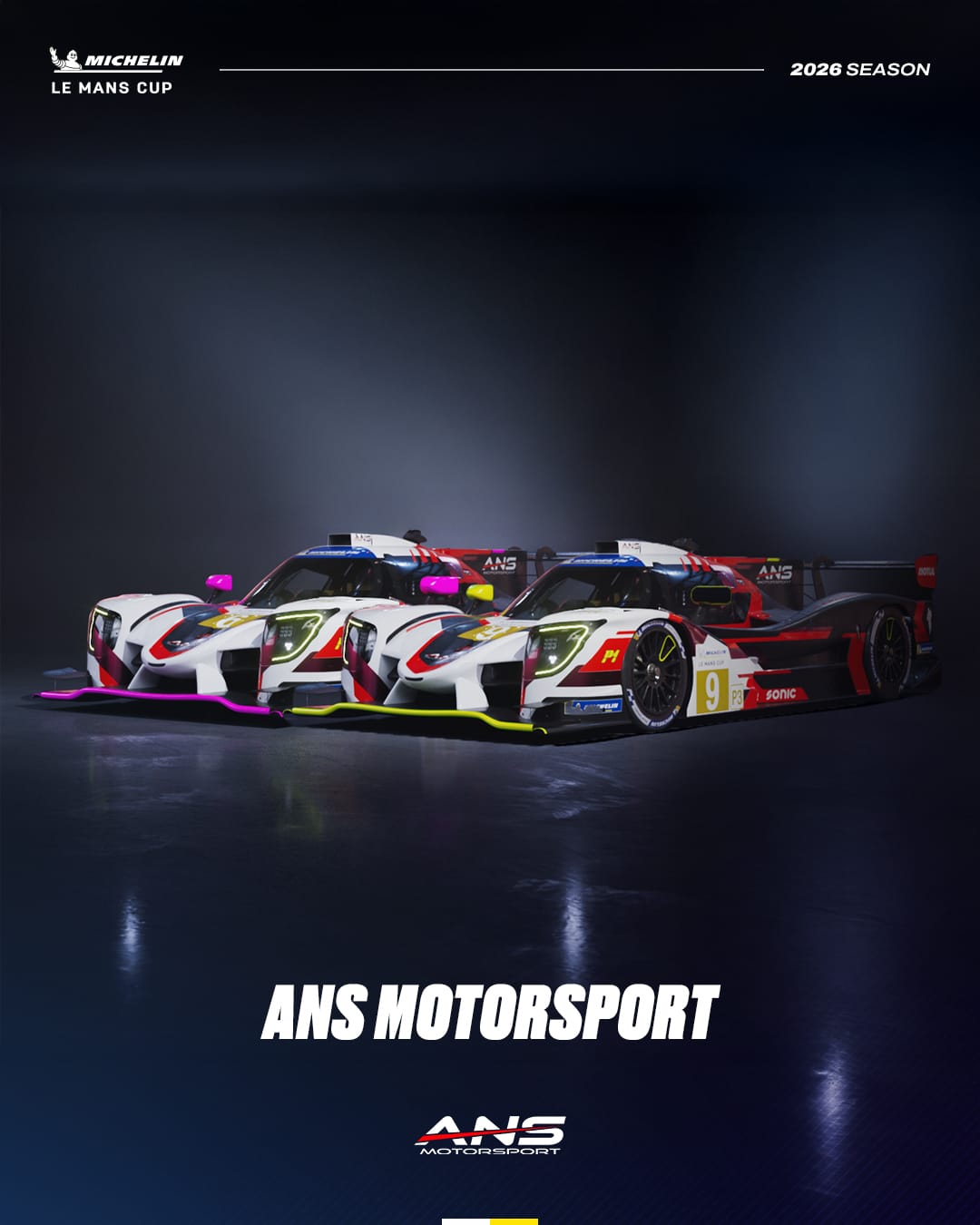 Two cars. Two lineups. One clear ambition. 👊 @ans_motorsport reveals its 2026 LMP3 driver pairings, 