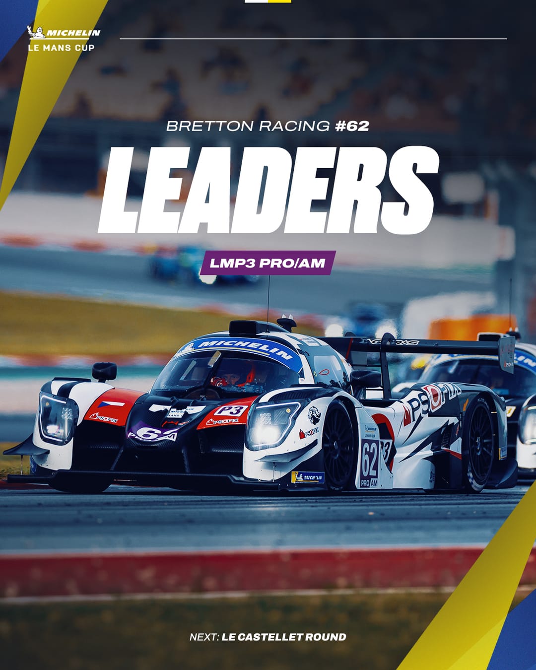 Top of the table and hungry for more. @brettonracing leads the LMP3 Pro/Am standings. Check out the 