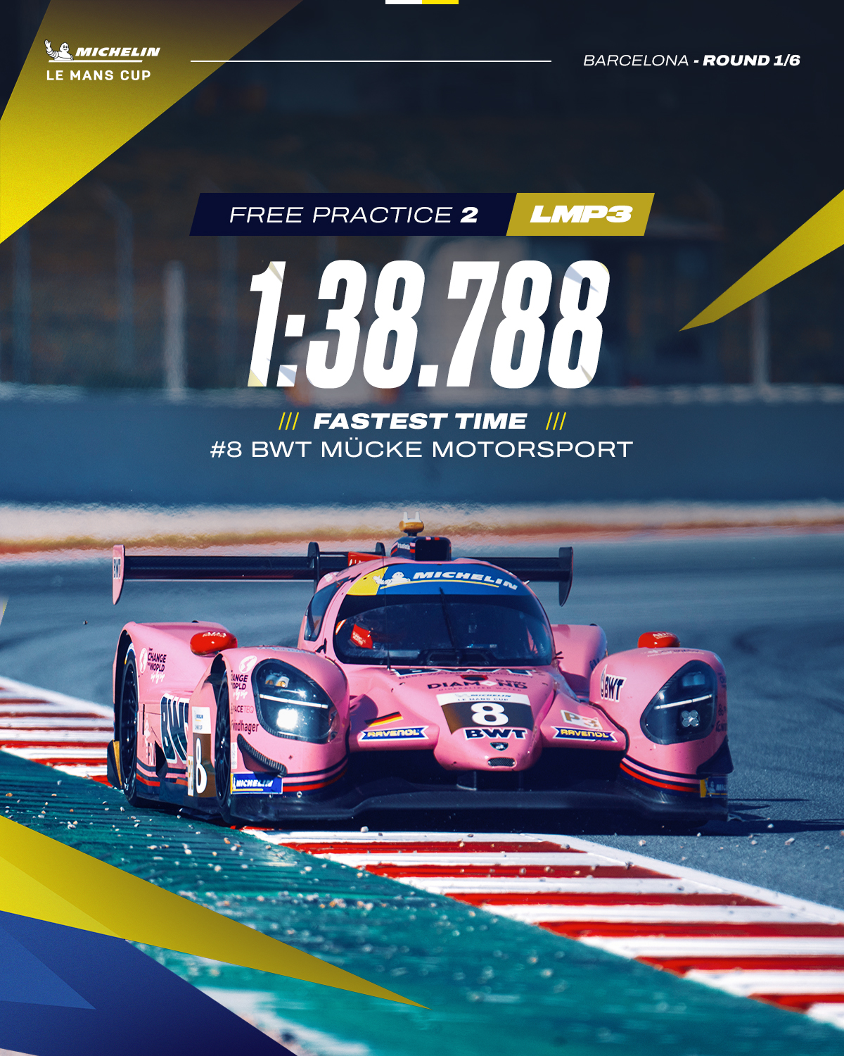 FP2 is done - qualifying is next! 🏁 The No.8 Duqueine D09 from BWT @mueckemotorsport set the pace, c