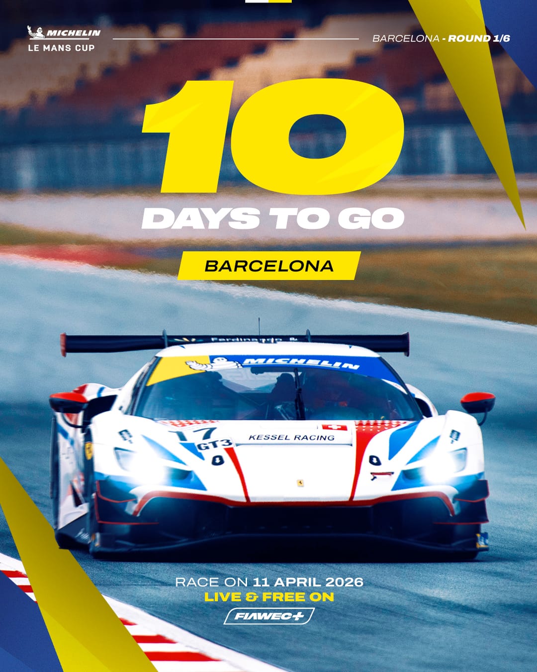 Only 10 days left! 🇪🇸 Barcelona is calling - get ready for an action-packed race weekend! Grab your 